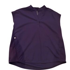 Figs Women's Deep Plum Rafaela Scrub Top